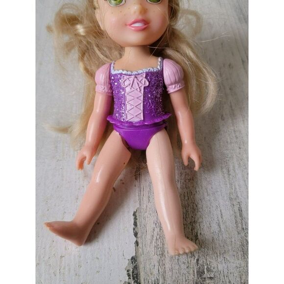 Disney fabric Queen Tangled Rapunzel doll glitter Pixar toy figure - Picture 4 of 6